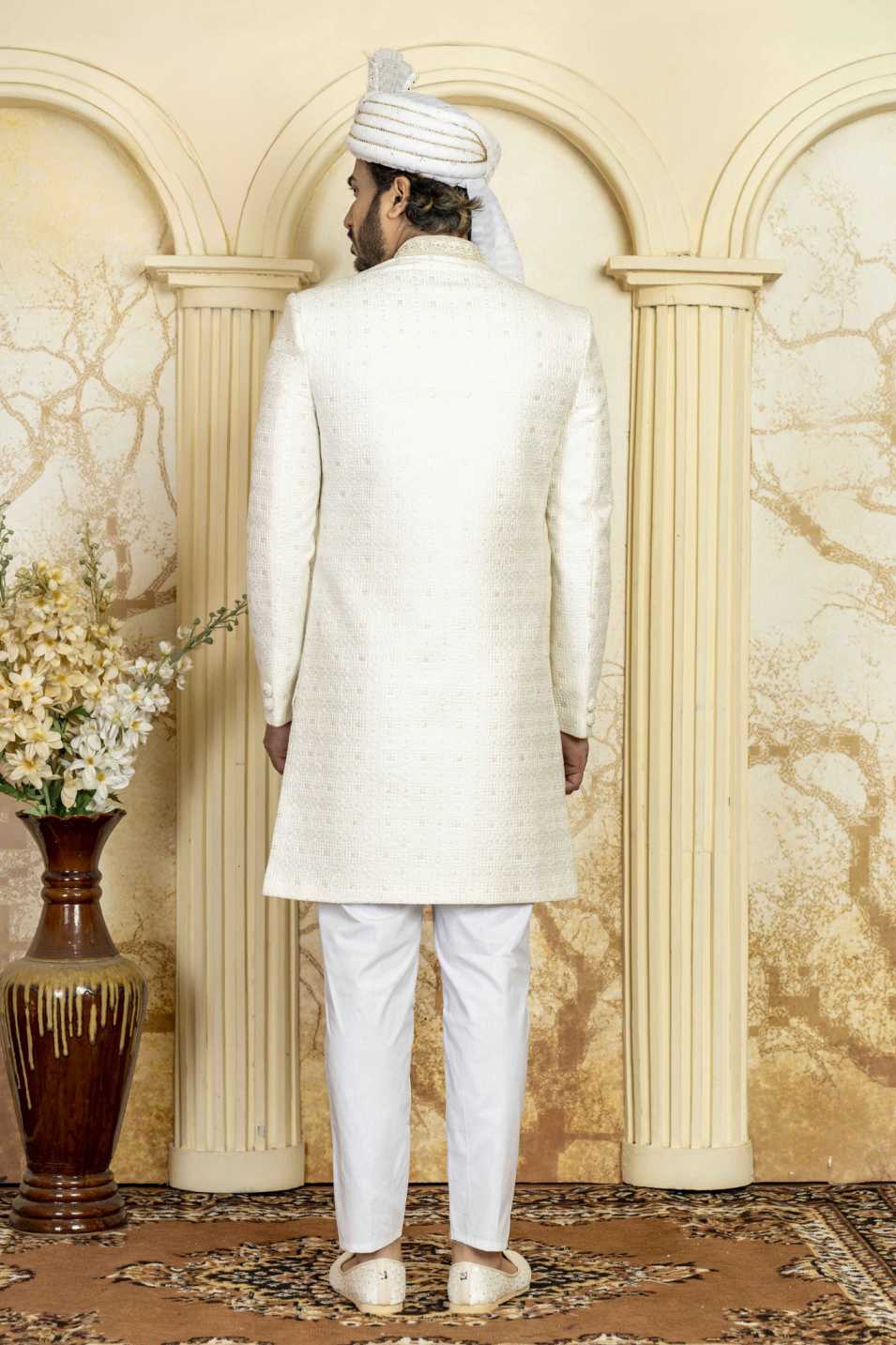 cream indowestern